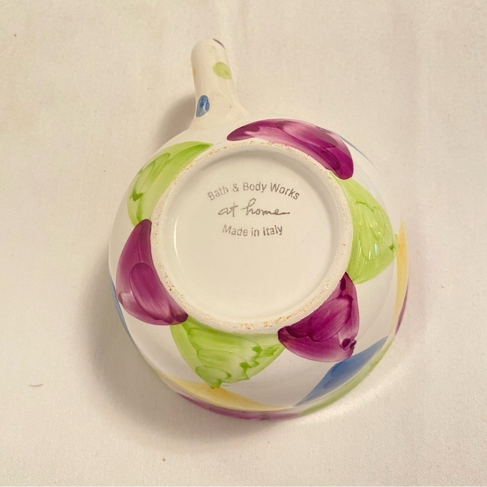 Bath & Body Works At Home Green/ Blue/ Purple/ Yellow Ceramic Mugs Set Of 2 - Picture 8 of 8